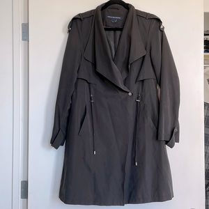 French Connection draped trench